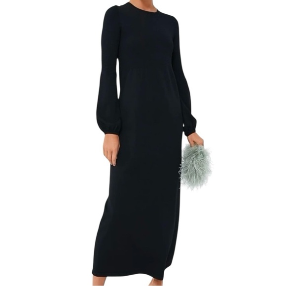 Pomander Place Black‎ Double Knit Lennox Dress Size Medium - Picture 1 of 10
